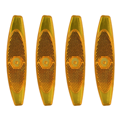 Fietsreflectoren Oranje (4 stuks)