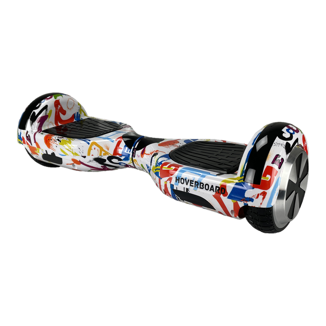 Hoverboard 6,5 inch Graffiti Wit