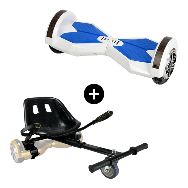 Hoverboard 8 inch Wit actie