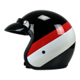 Niu Classic Helm Zwart zijkant