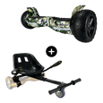 Off Road Hoverboard 8,5 inch Camo Green actie