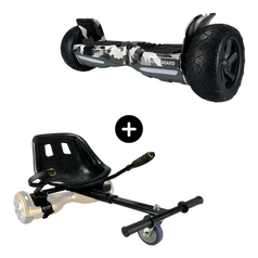 Off Road Hoverboard 8,5 inch Camo Grey actie