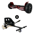 Off Road Hoverboard 8,5 inch Flame Red actie