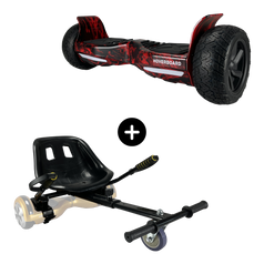 Off Road Hoverboard 8,5 inch Flame Red actie