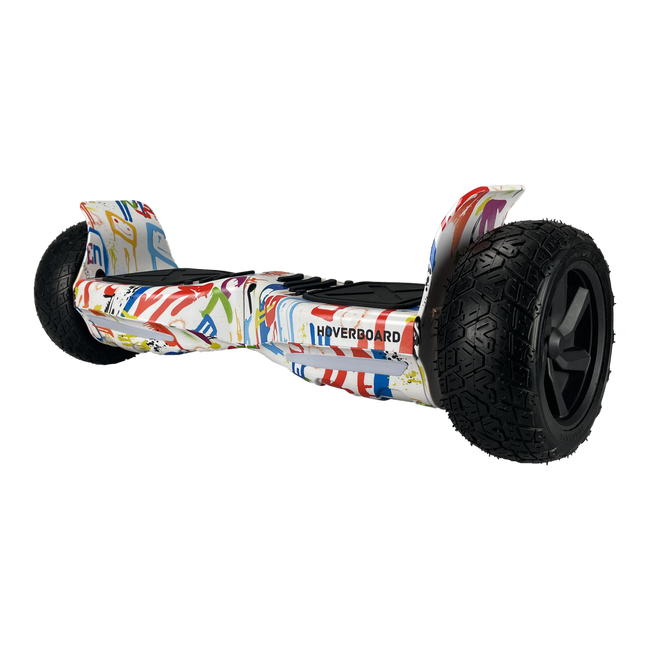 Off Road Hoverboard 8,5 inch Graffiti Wit