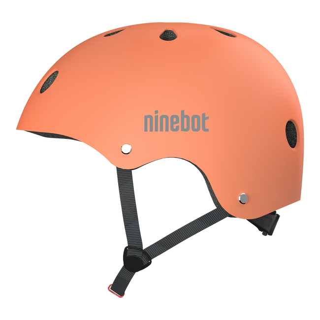 Segway-Ninebot Commuter Helm oranje zijkant